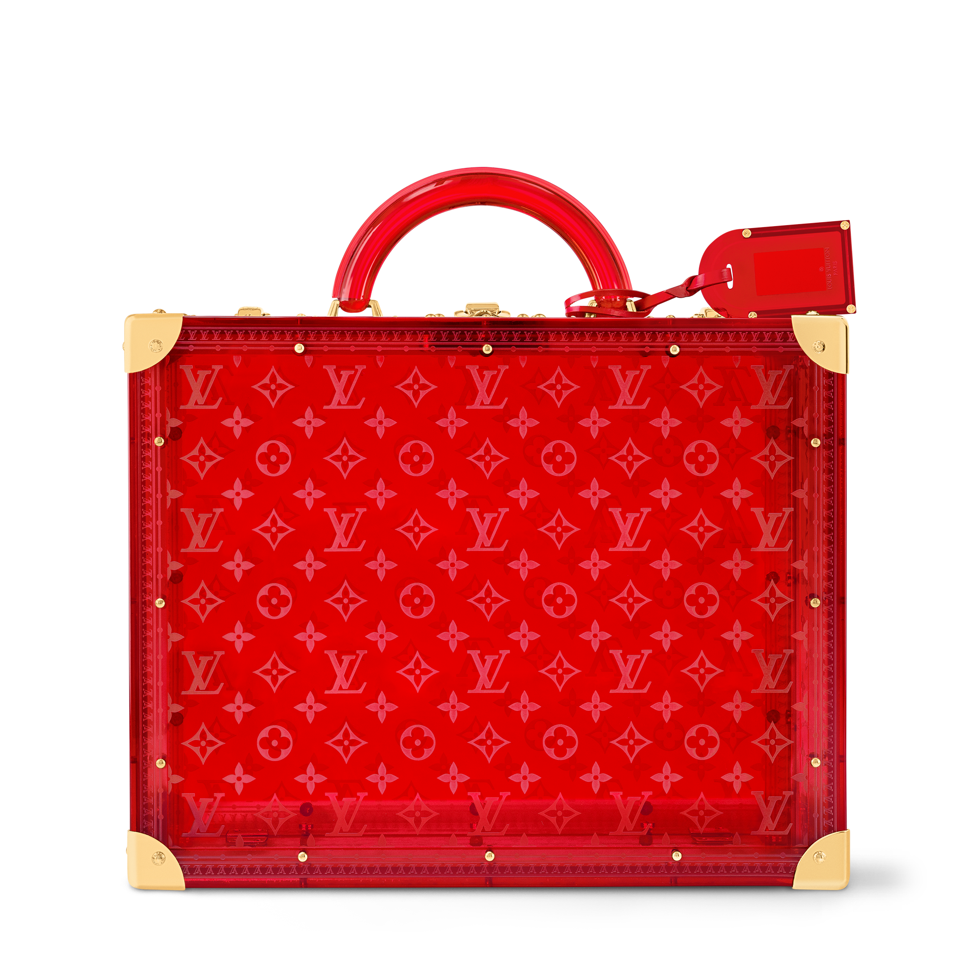 Cotteville Lunettes Seethrough Red High End Leathers - Trunks and